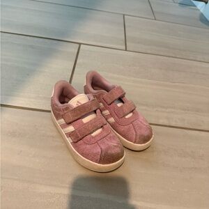 adidas Kids Purple Velcro Sneakers